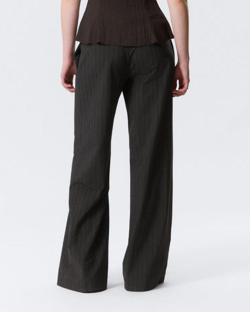 Low Flared Suit Trousers