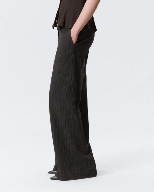 Low Flared Suit Trousers