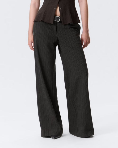 Low Flared Suit Trousers