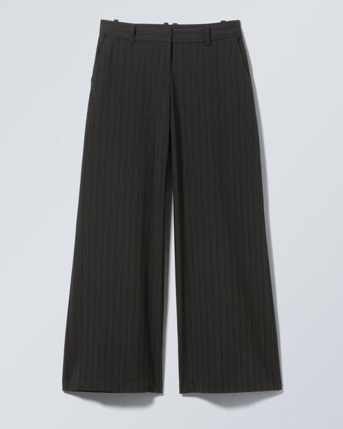 Low Flared Suit Trousers